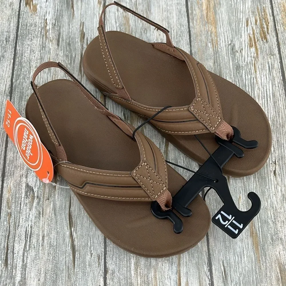 Toddler Boys Casual Flip Flops Shoes Size 11-12